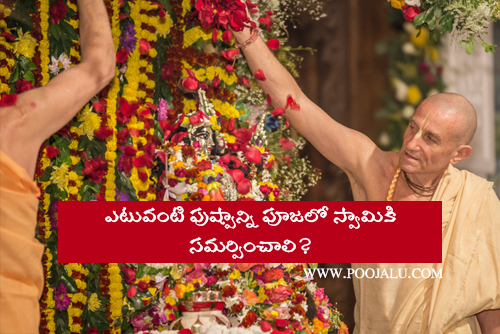 specific flower should be offered for god