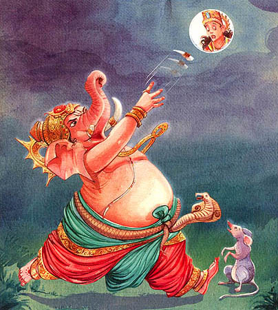 moon-ganesha