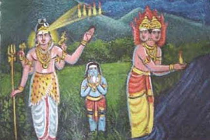 Havya vahan with Shiva tejassu