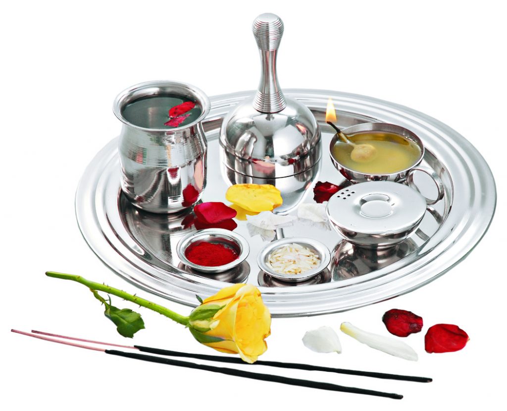 significance of various objects used in puja