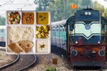Order Brahmin food on Train