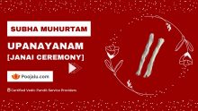 Shubh Muhurat for Upanayanam