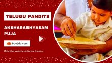 Telugu Pandit for Aksharabhyasam Puja