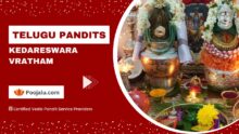 Telugu Pandit for Kedareswara Vratham Puja